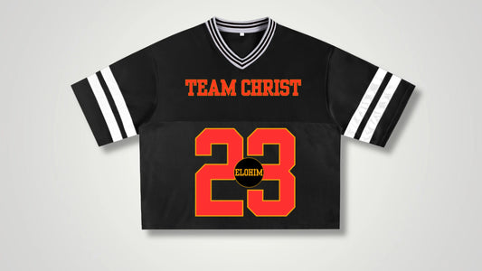 Team Christ premium boxy jersey - ThornsofVictory