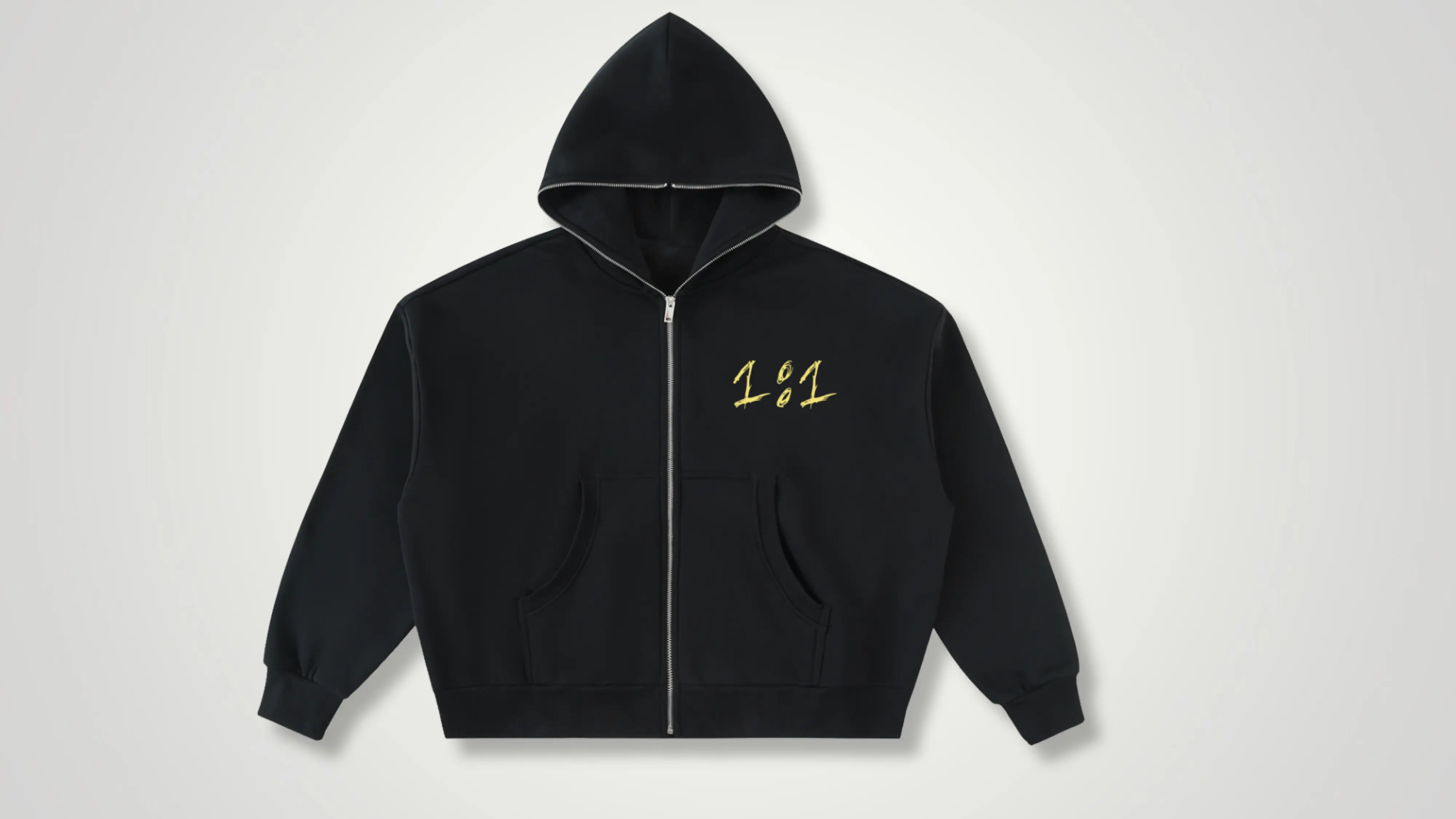 garden of Eden illustration genesis 1:1 boxy zip up - ThornsofVictory