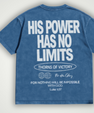 His power has no limits acid wash tee - ThornsofVictory