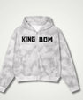 Kingdom dirty  wash boxy zip up - ThornsofVictory