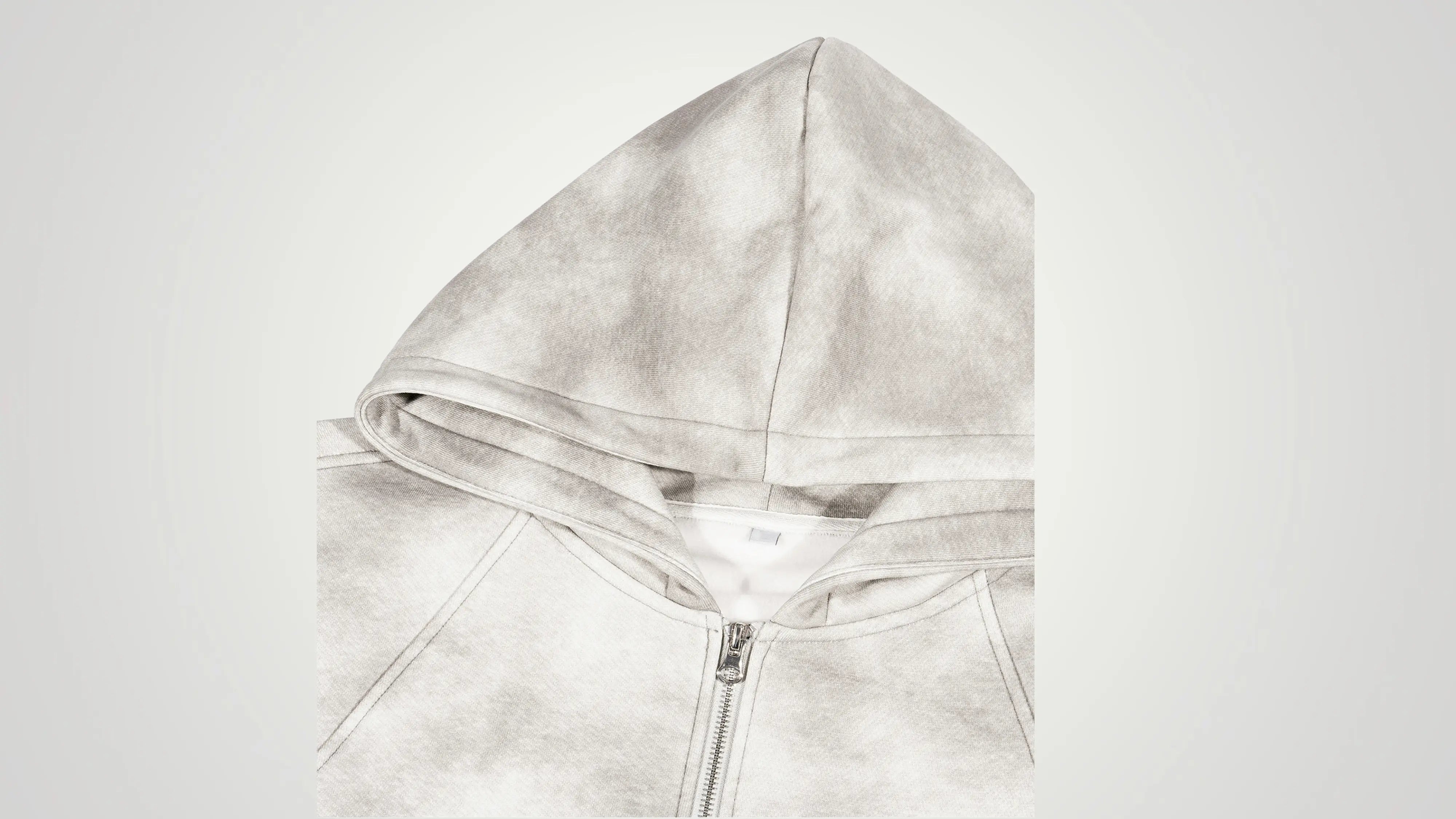 Kingdom dirty  wash boxy zip up - ThornsofVictory