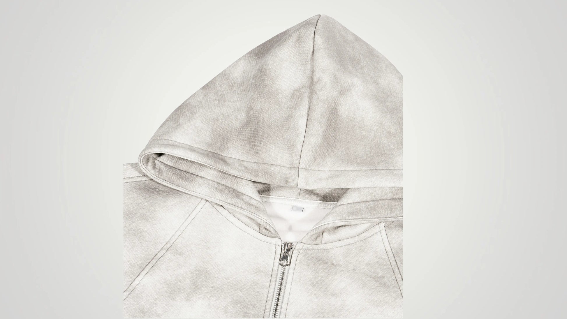 Kingdom dirty  wash boxy zip up - ThornsofVictory