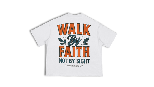 Walk By Faith Not By Sight Classic Boxy tee ODMPOD