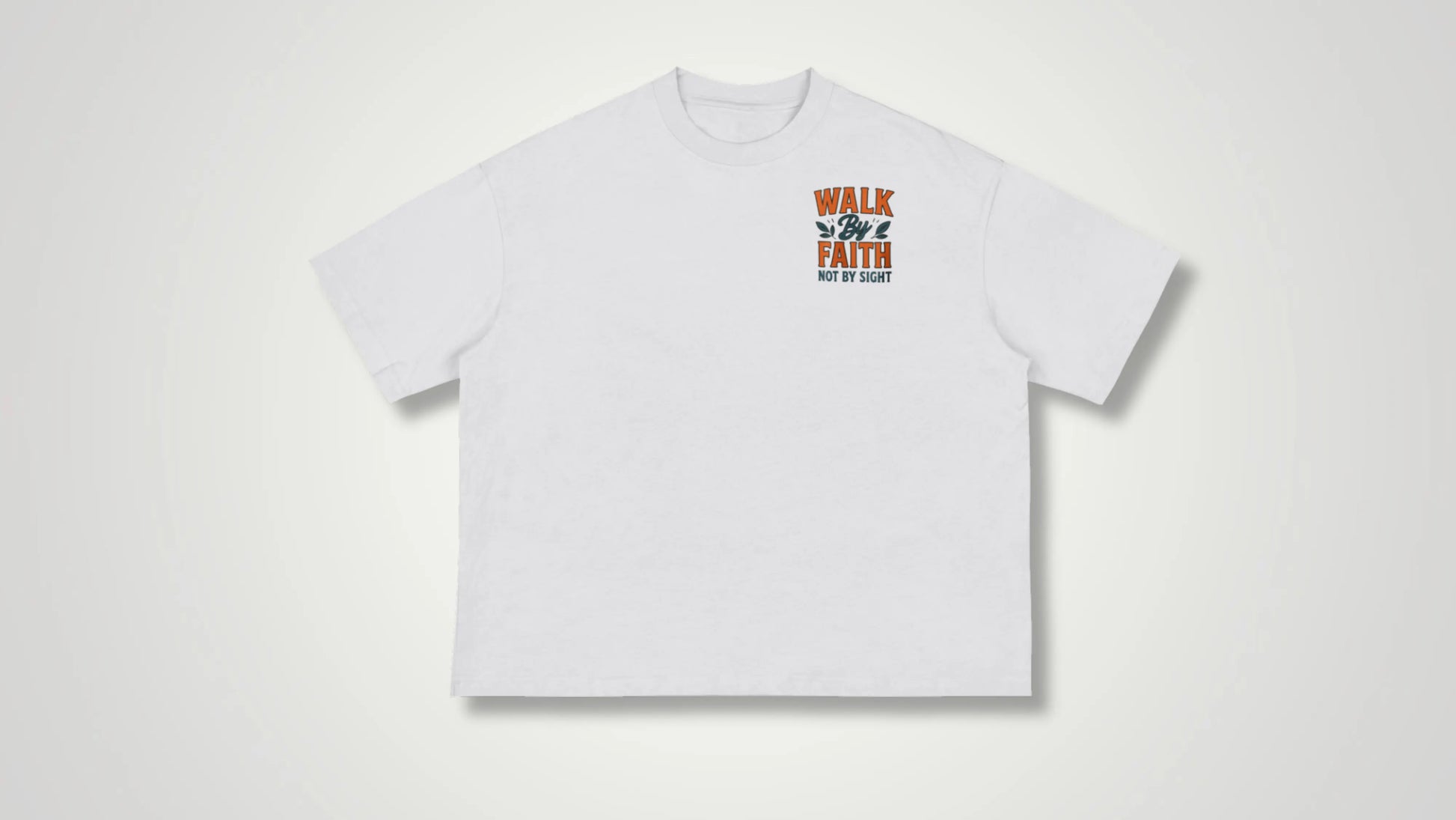 Walk By Faith Not By Sight Classic Boxy tee - ThornsofVictory