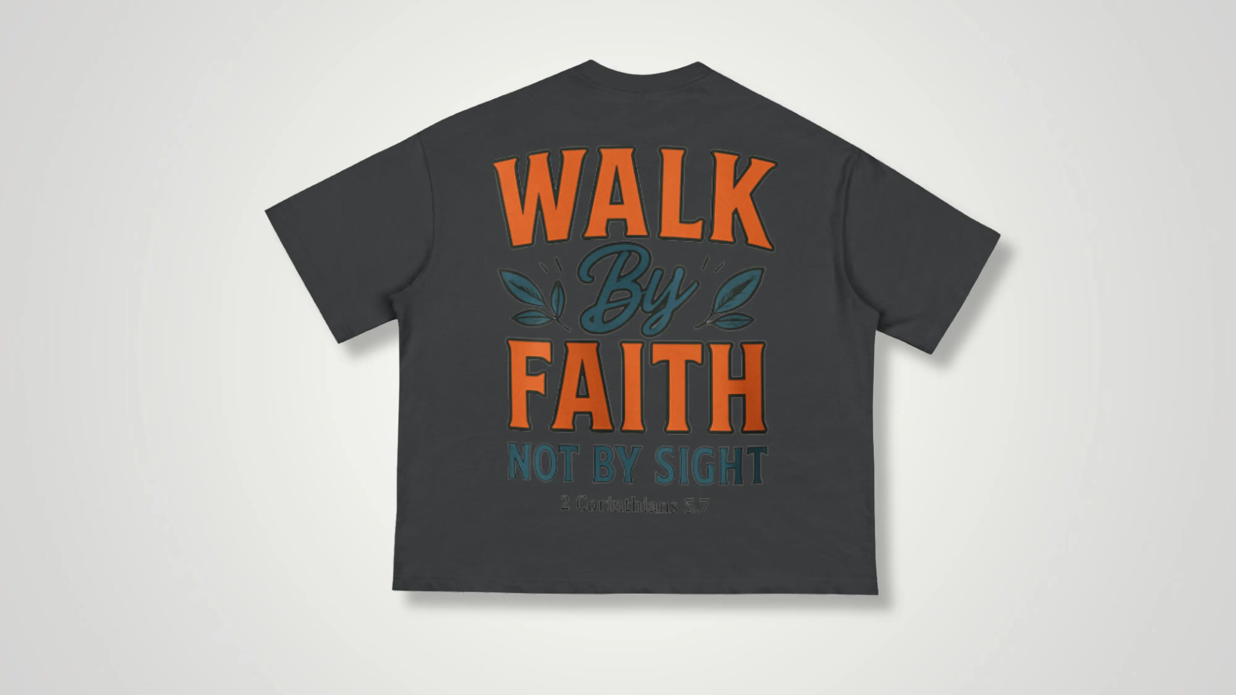 Walk By Faith Not By Sight Classic Boxy tee - ThornsofVictory