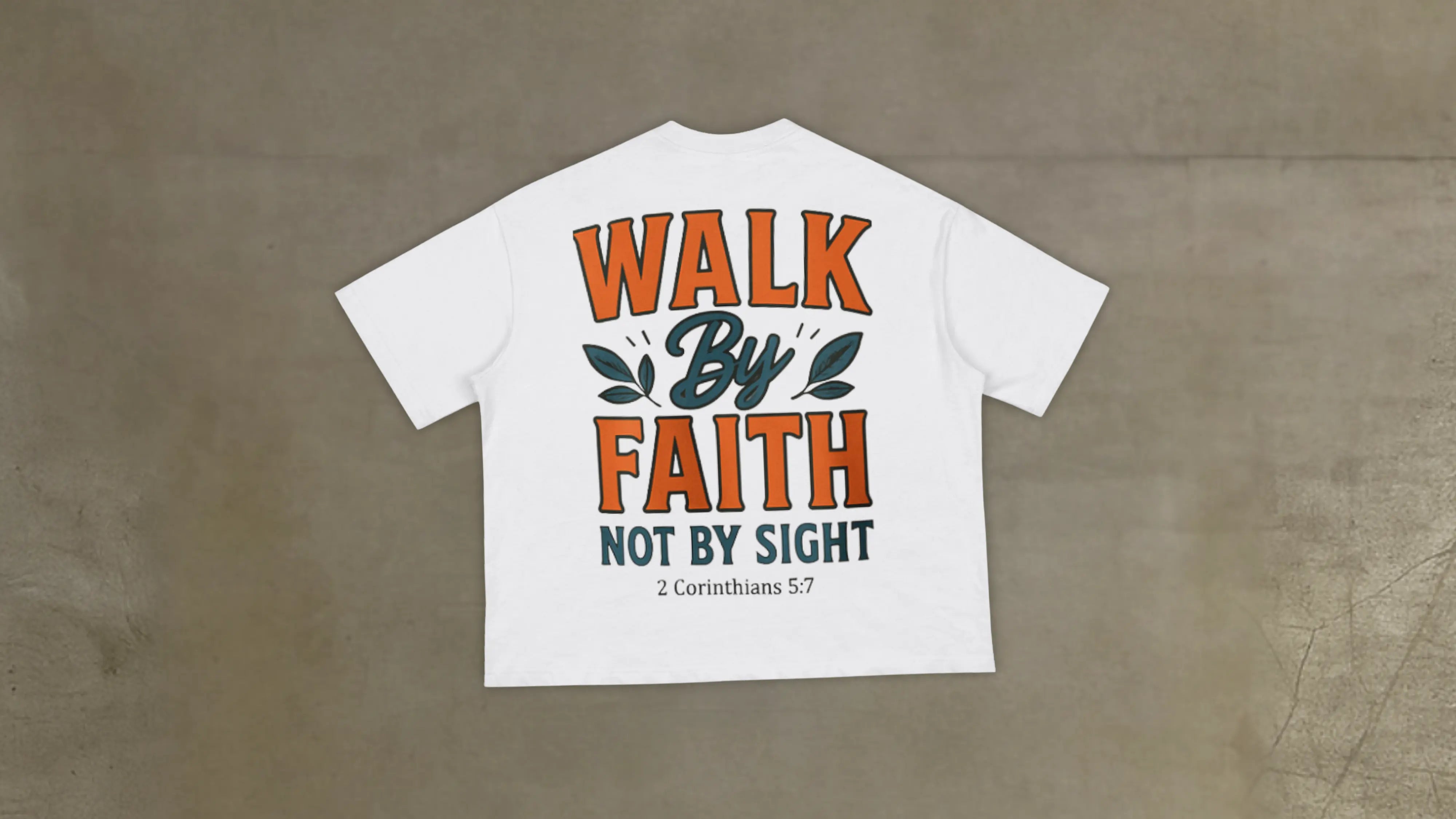 Walk By Faith Not By Sight Classic Boxy tee - ThornsofVictory