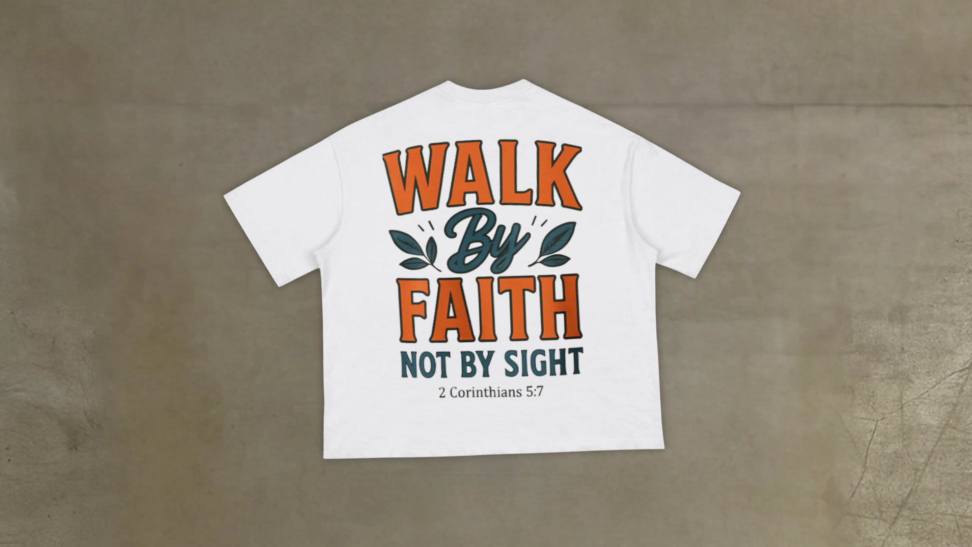 Walk By Faith Not By Sight Classic Boxy tee - ThornsofVictory