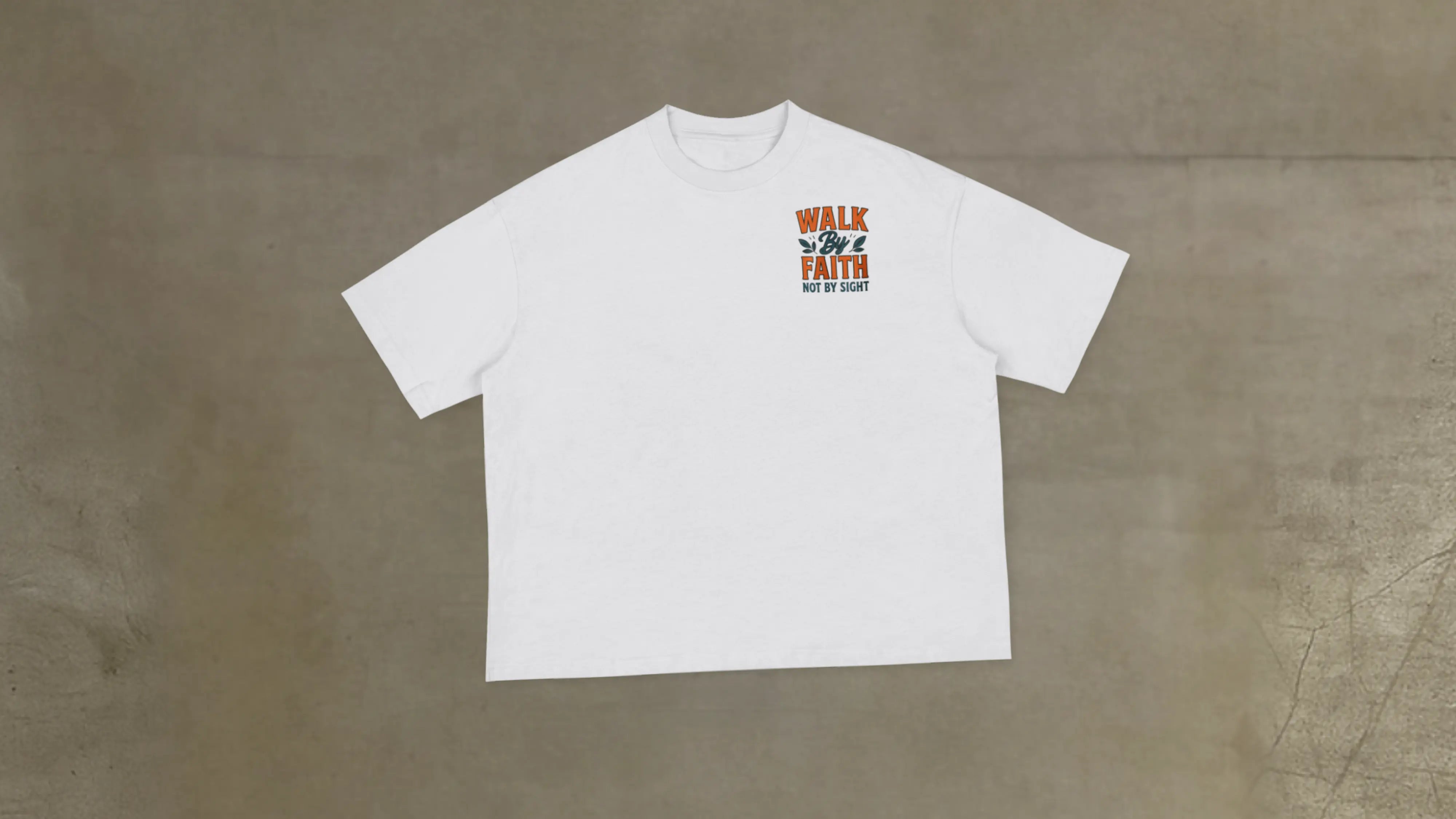 Walk By Faith Not By Sight Classic Boxy tee - ThornsofVictory
