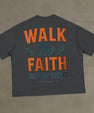 Walk By Faith Not By Sight Classic Boxy tee - ThornsofVictory