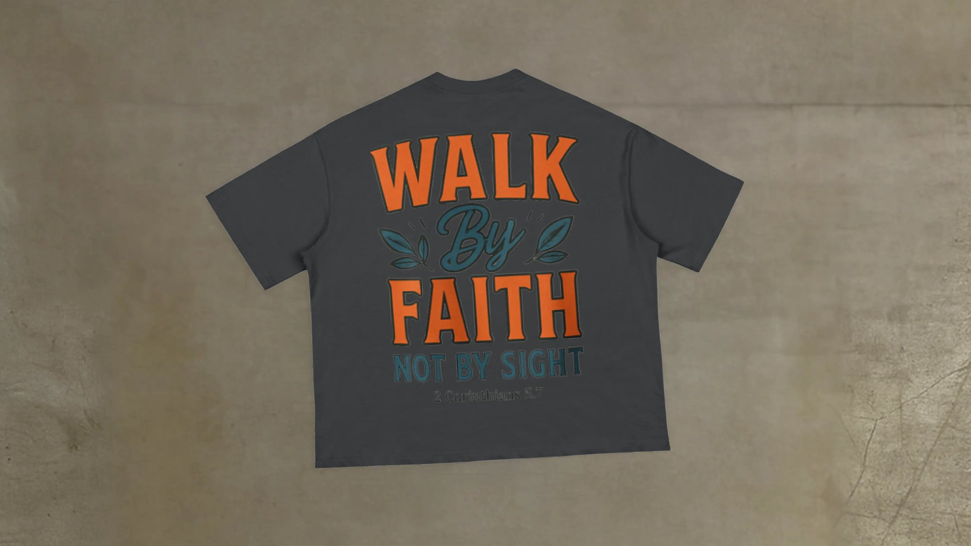 Walk By Faith Not By Sight Classic Boxy tee - ThornsofVictory