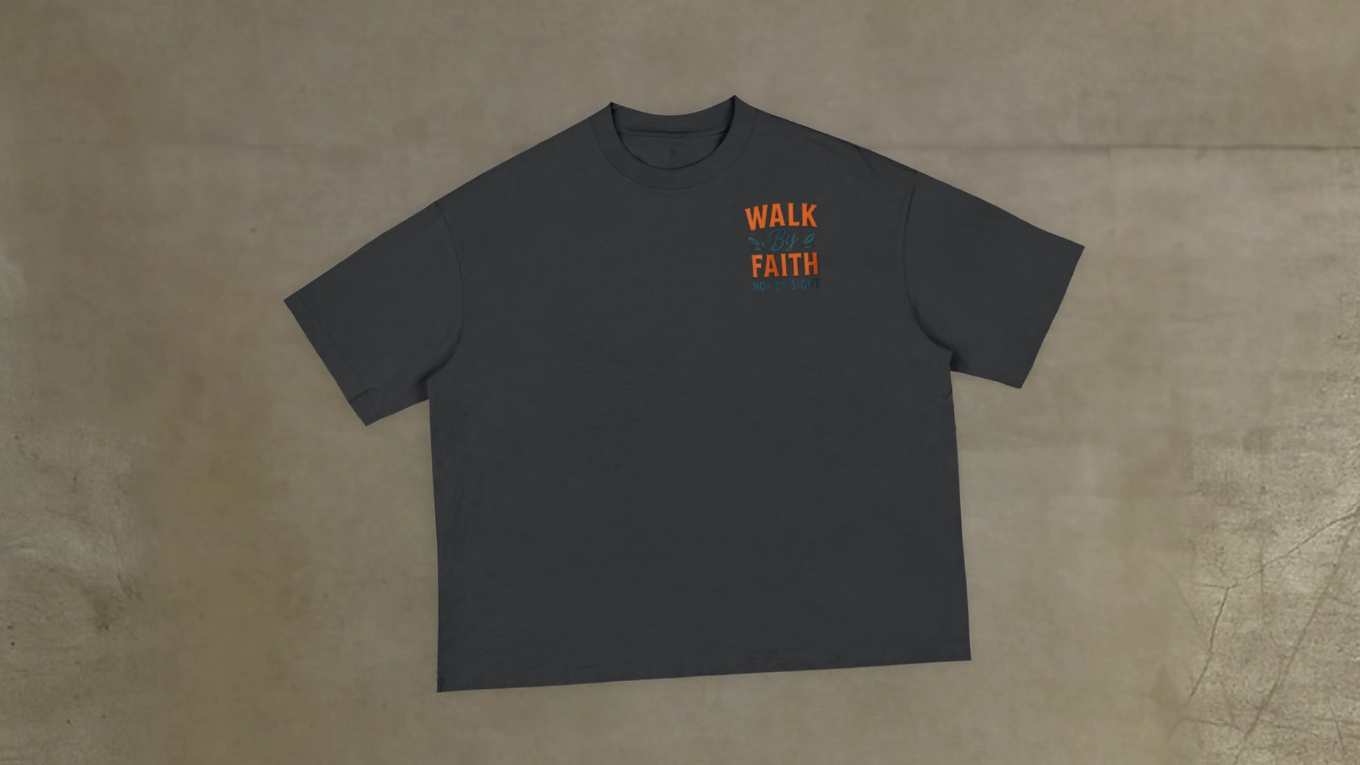 Walk By Faith Not By Sight Classic Boxy tee - ThornsofVictory