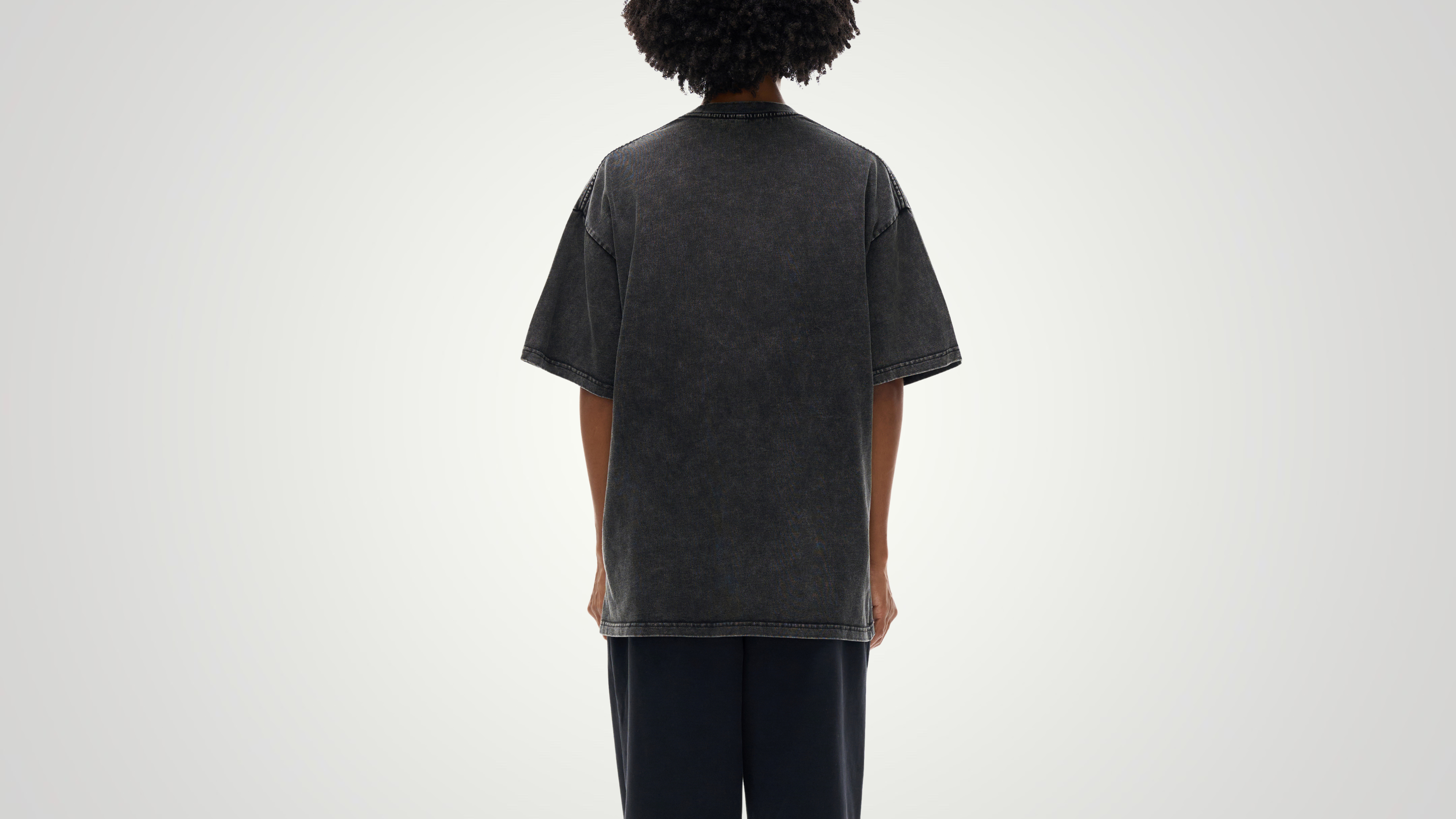 Jesus Christ illustration acid wash oversize tee - ThornsofVictory