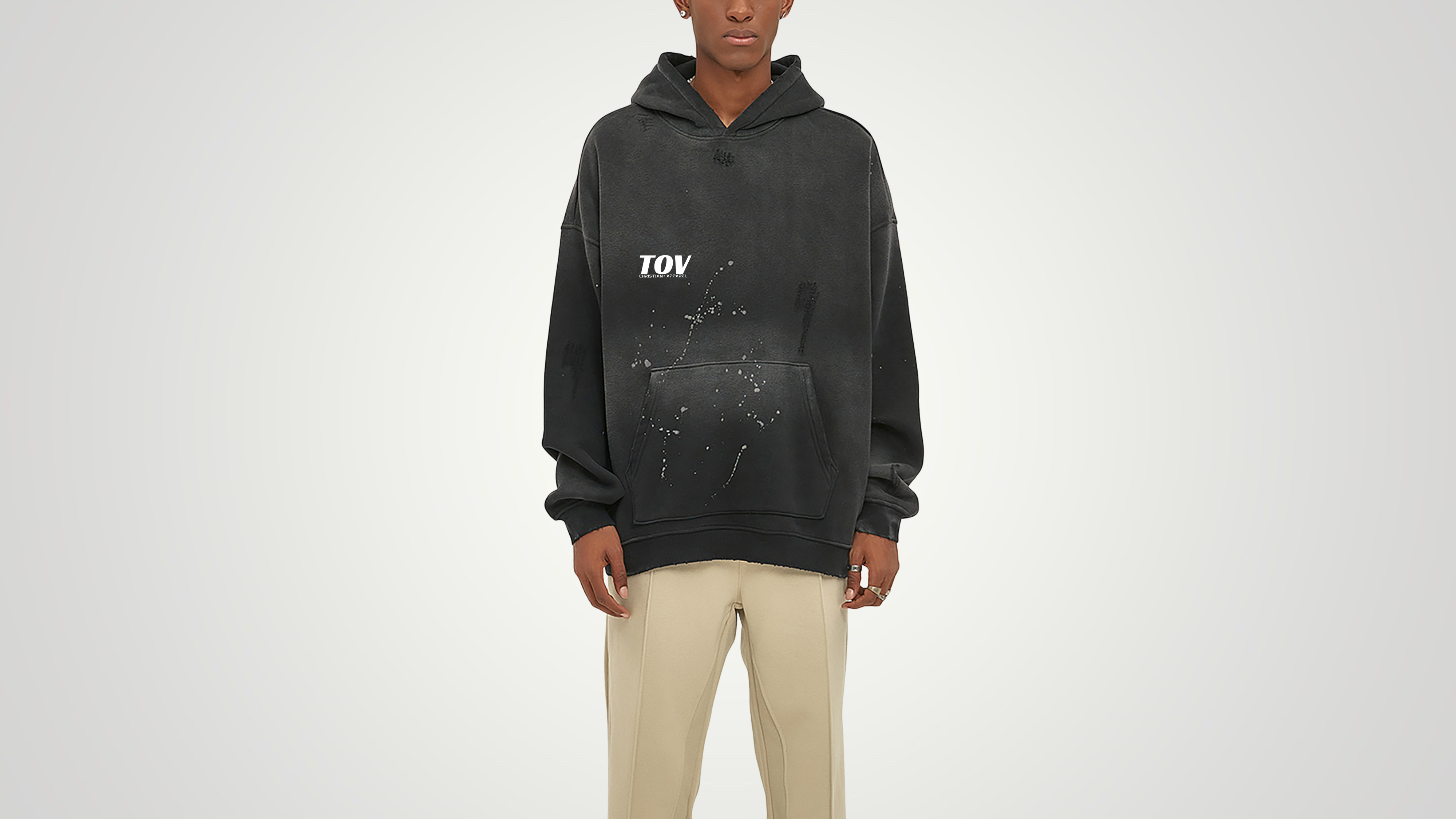 yeshua painted vintage classic hoodie ODMPOD