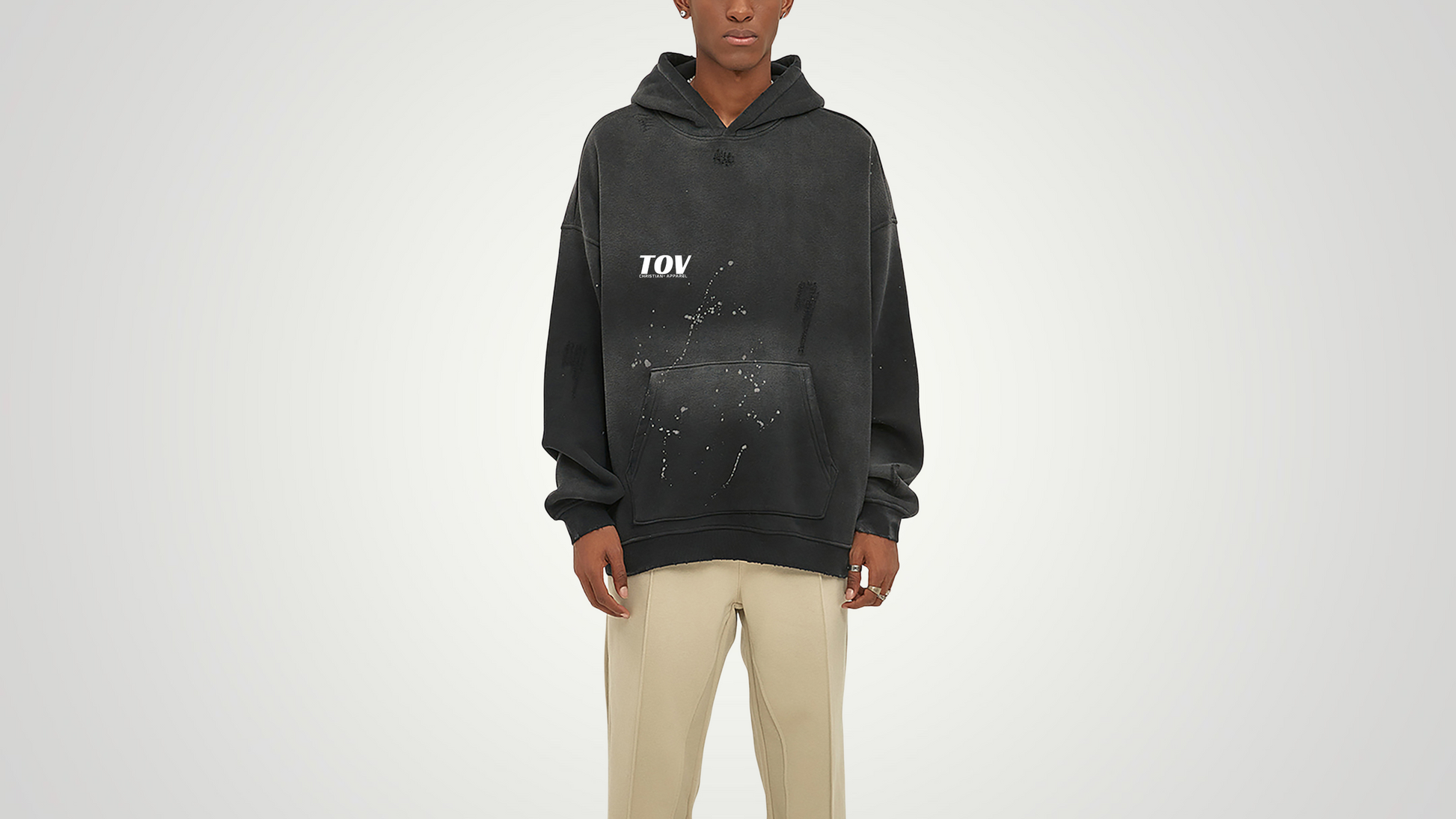 yeshua painted vintage classic hoodie ODMPOD