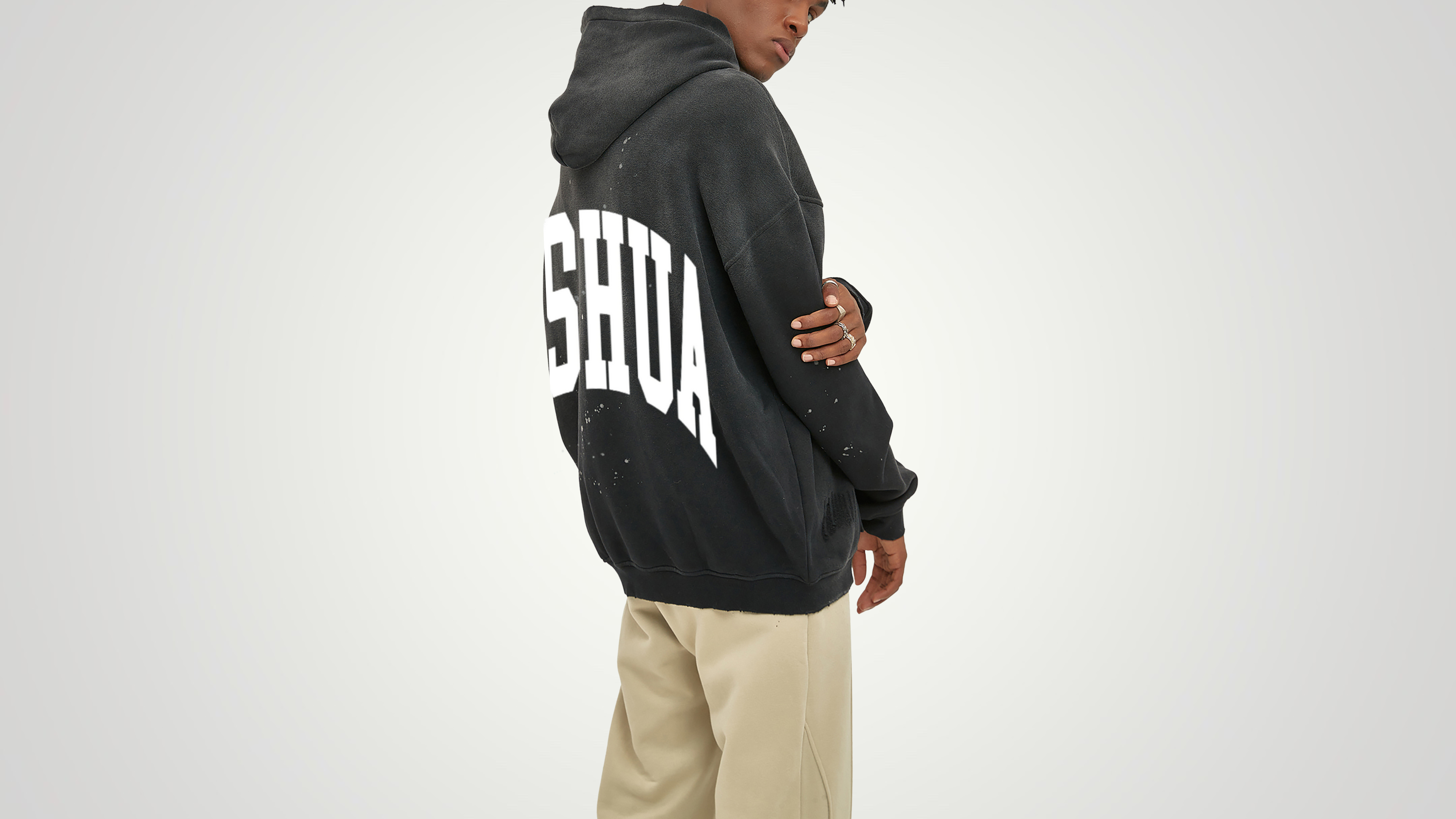 yeshua painted vintage classic hoodie ODMPOD