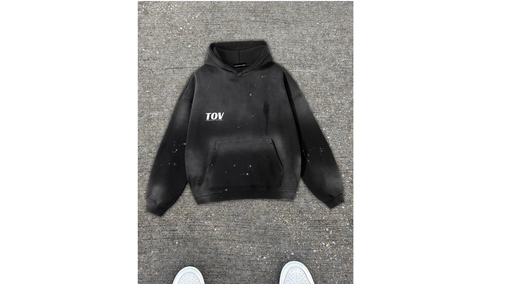 yeshua painted vintage classic hoodie ODMPOD