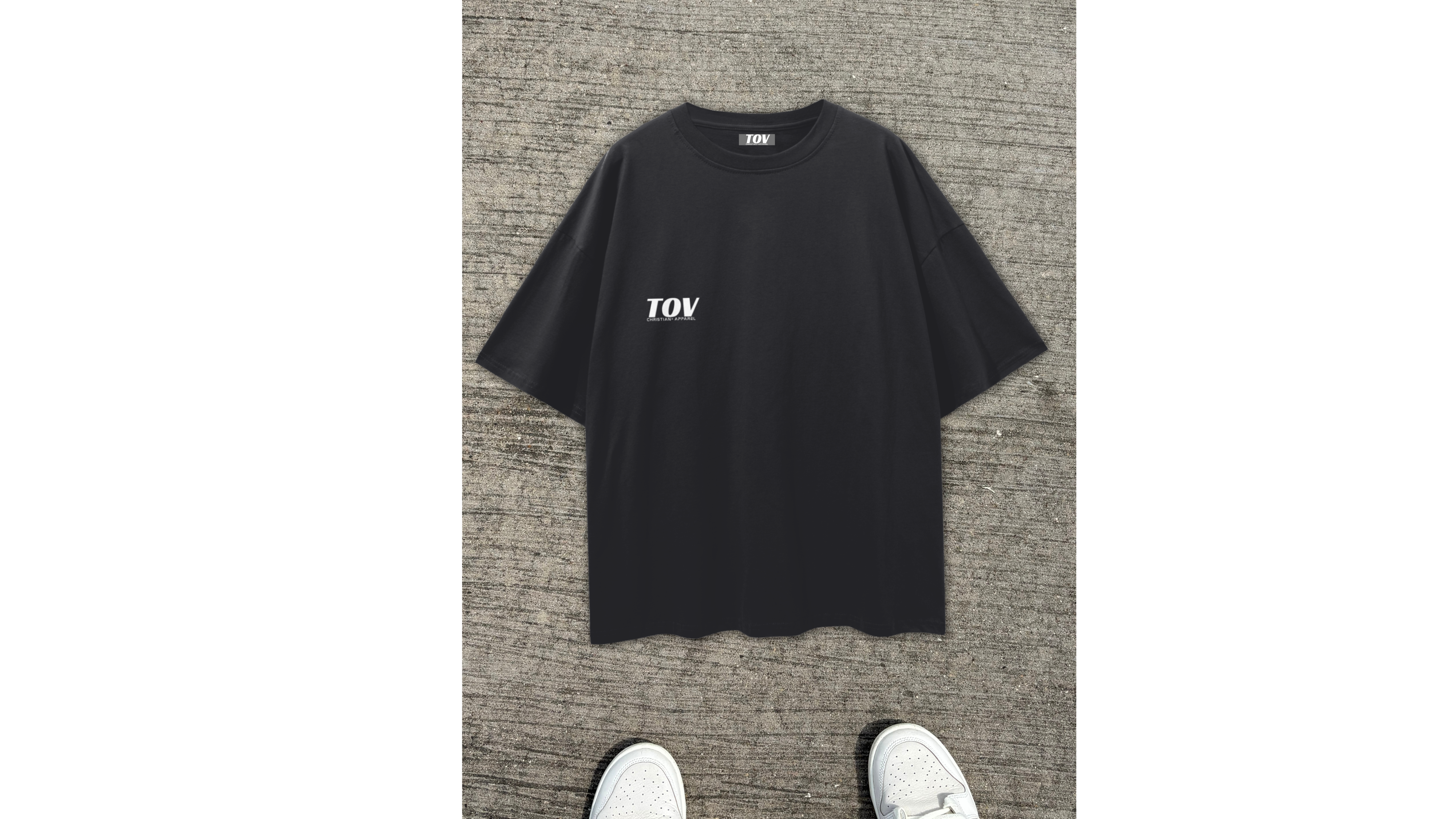 Faith wear christ comes first oversize tee ODMPOD