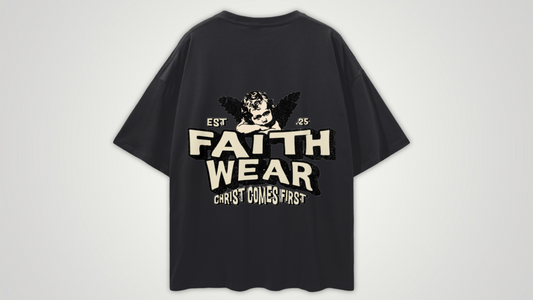 Faith wear christ comes first oversize tee ODMPOD