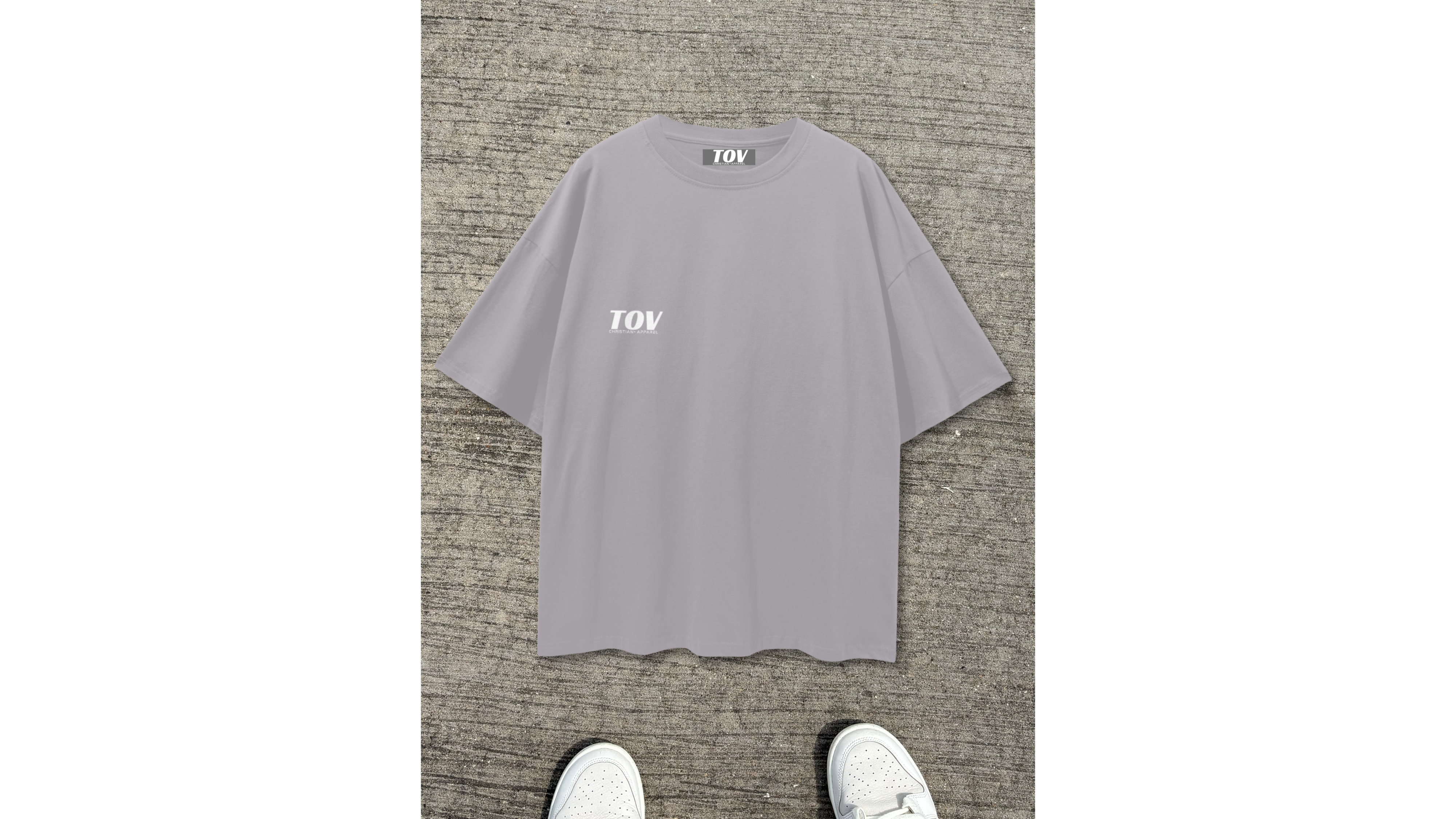 Faith wear christ comes first oversize tee ODMPOD