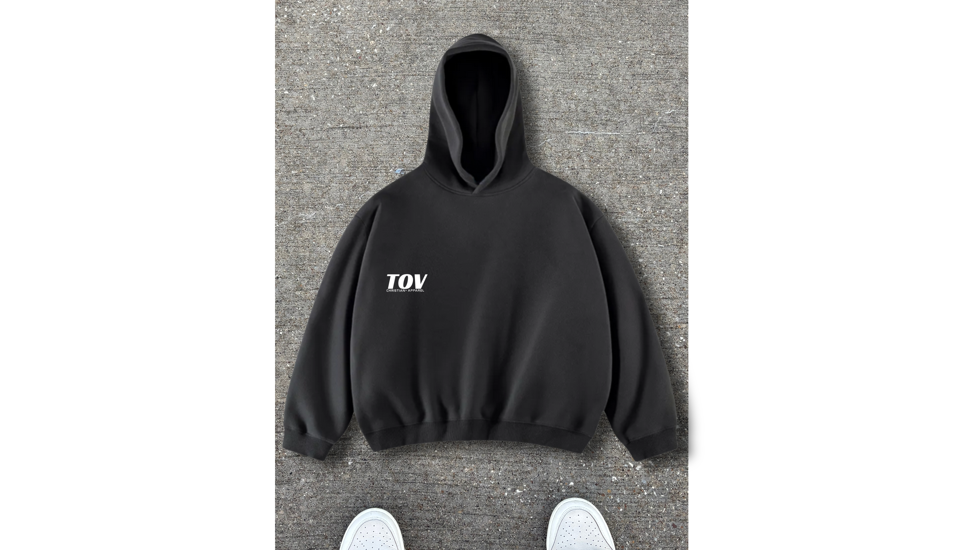 Yeshua boxy fleeced hoodie ODMPOD