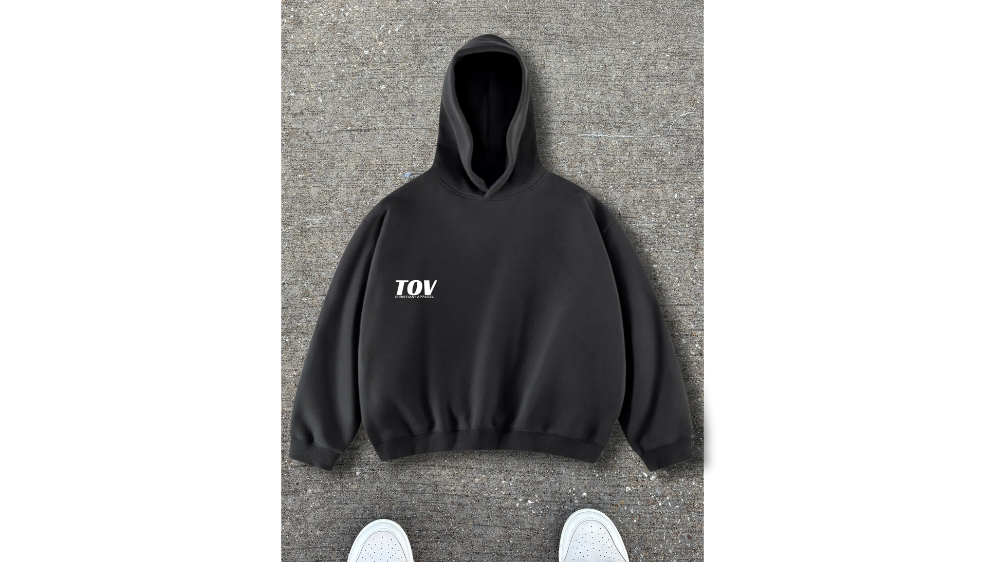 Yeshua boxy fleeced hoodie ODMPOD