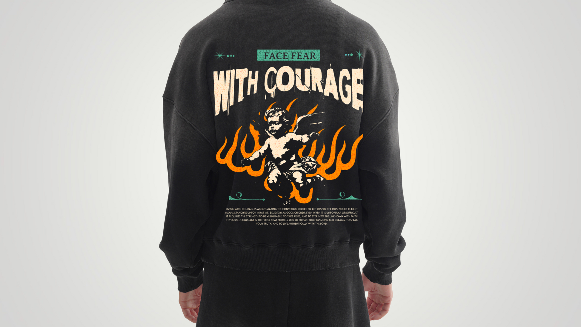 Frayed Sunfade Boxy Fleece Hoodie ODMPOD