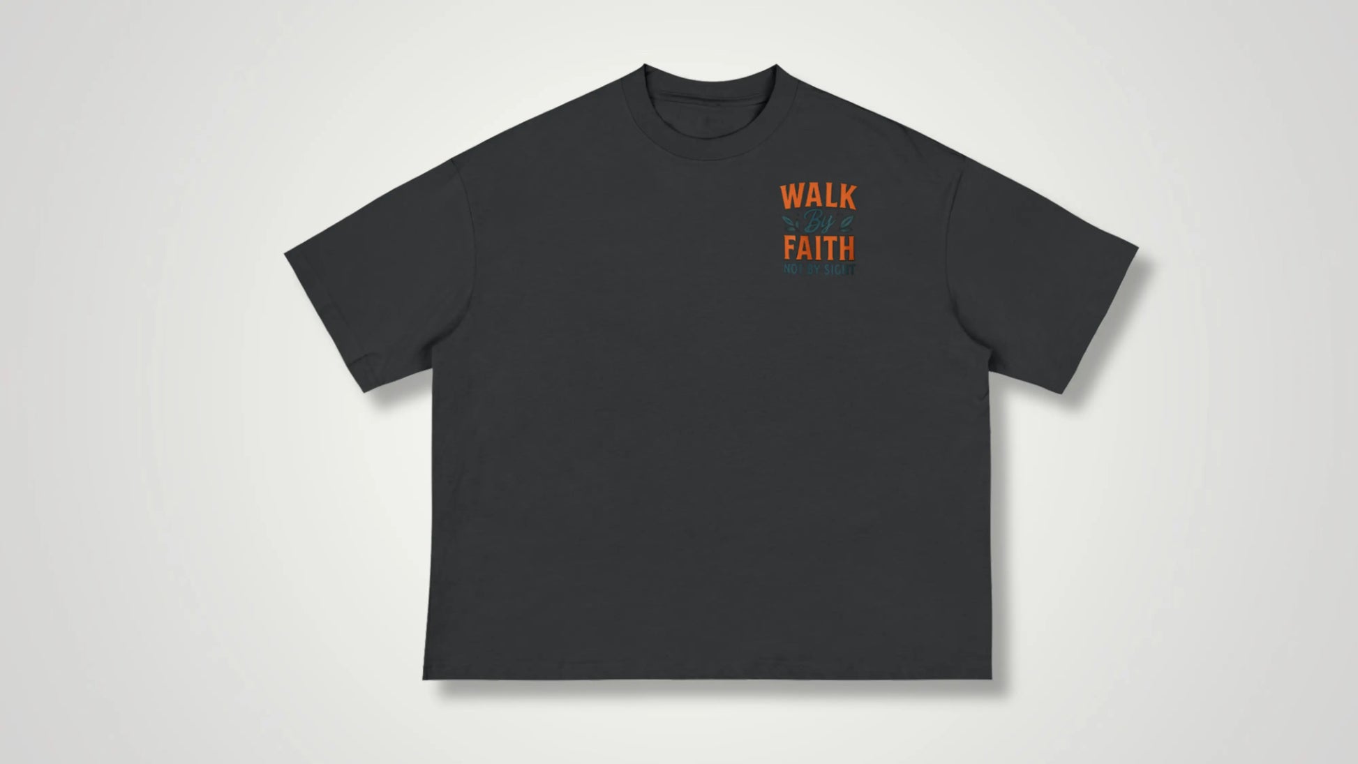 Walk By Faith Not By Sight Classic Boxy tee - ThornsofVictory